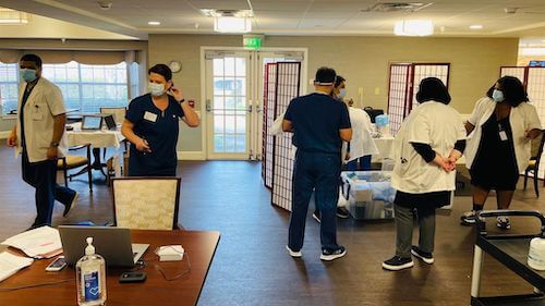 Vaccine Arrives at Parkway Place